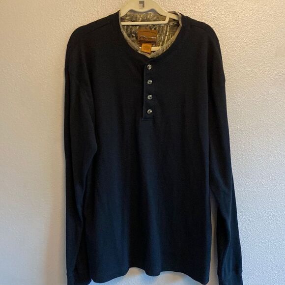 Buckhorn River- waffle shirt with camo underneath- Size XXL - Picture 1 of 5